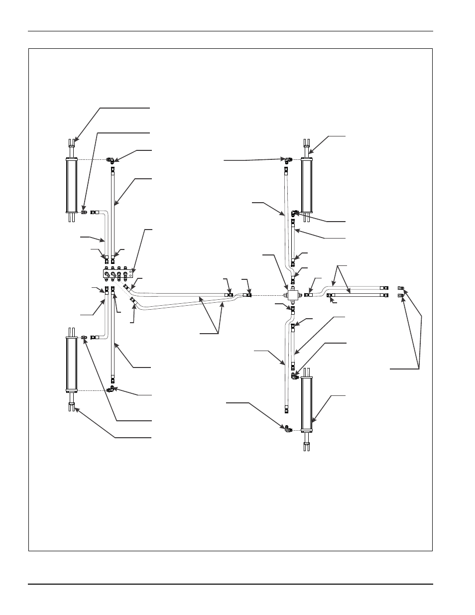 Figure 3-12: hydraulic fold installation (9630-28), Assembly instructions | Landoll 9630 Field Cultivator User Manual | Page 94 / 134