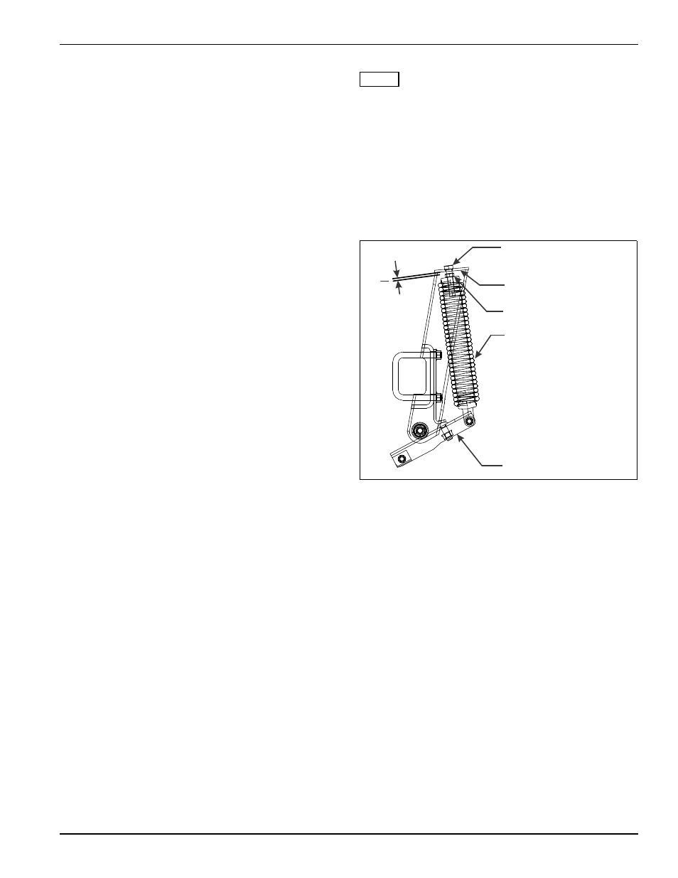 Shank installation, Figure 3-16: spring adjustment | Landoll 9630 Field Cultivator User Manual | Page 99 / 134