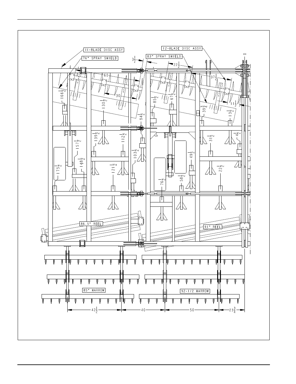 Standard specifications | Landoll 876 Series Wing Tilloll User Manual | Page 10 / 60