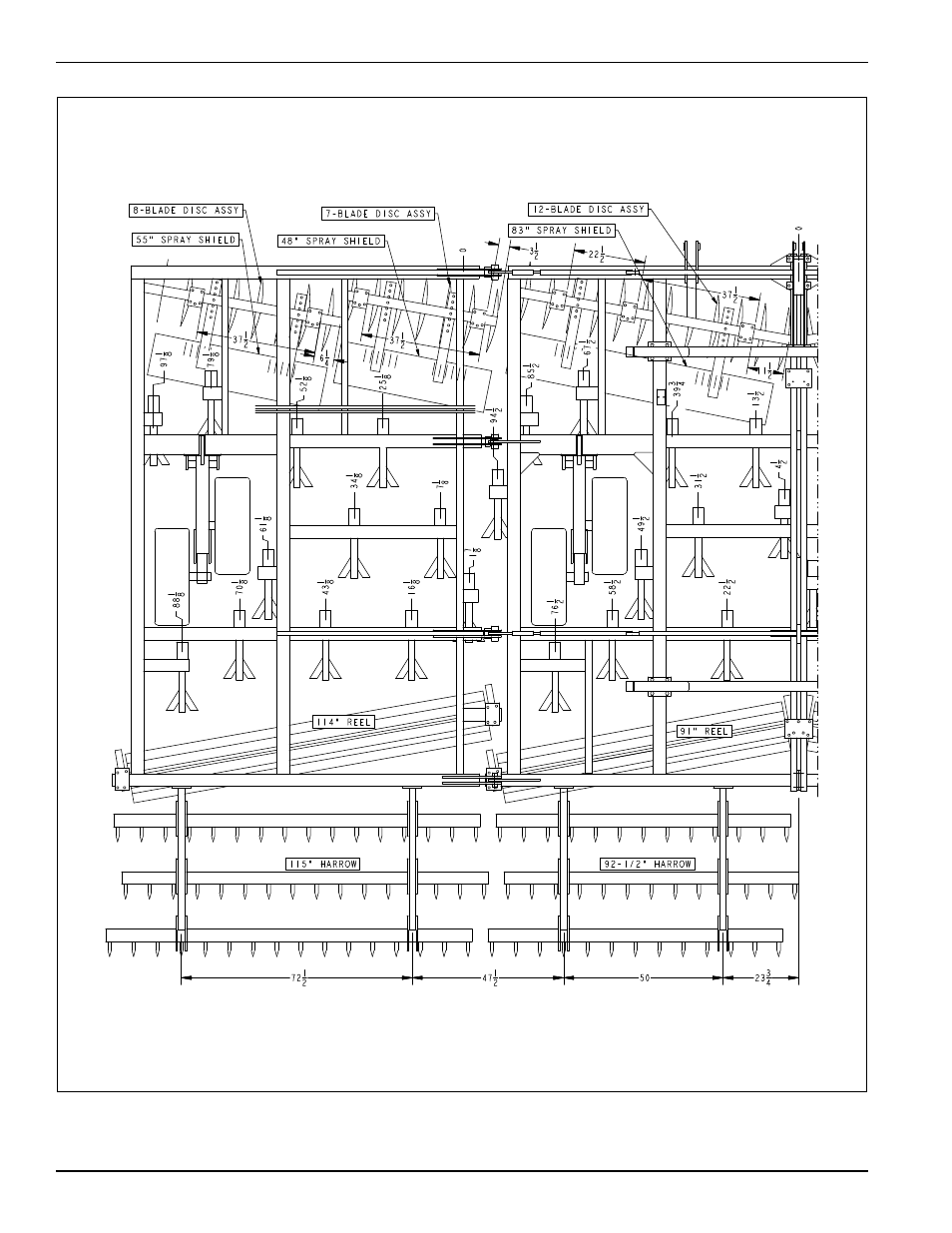 Standard specifications | Landoll 876 Series Wing Tilloll User Manual | Page 12 / 60