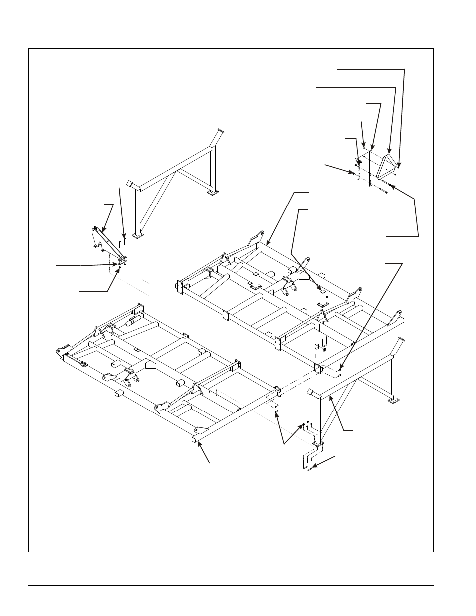 Figure 3-1: frame assembly | Landoll 876 Series Wing Tilloll User Manual | Page 18 / 60