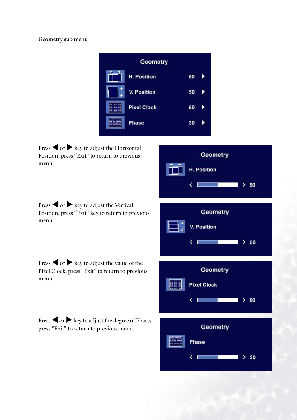 BenQ FP71G+ User Manual | Page 22 / 32