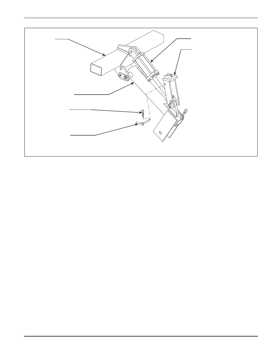 Figure 4-2: transport locks, Attaching to the tractor | Landoll 875 Series Tilloll User Manual | Page 51 / 64