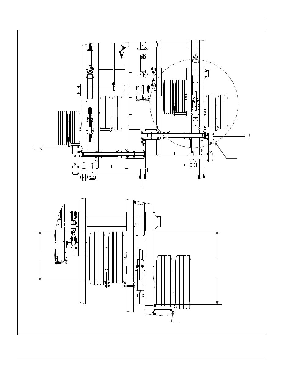 Figure 2-7: dual tire scraper installation | Landoll 7450 VT Plus User Manual | Page 16 / 82