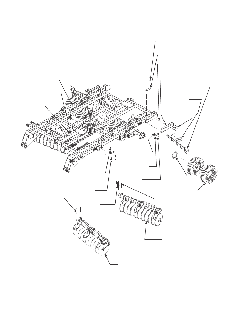 Figure 3-1: center disc gang installation | Landoll 7450 VT Plus User Manual | Page 20 / 82