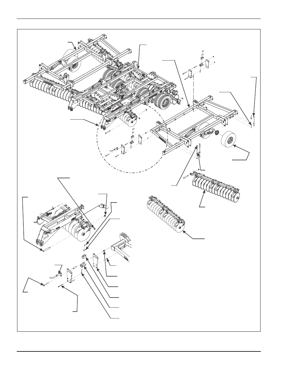 Figure 3-3: inner wing frame installation | Landoll 7450 VT Plus User Manual | Page 22 / 82