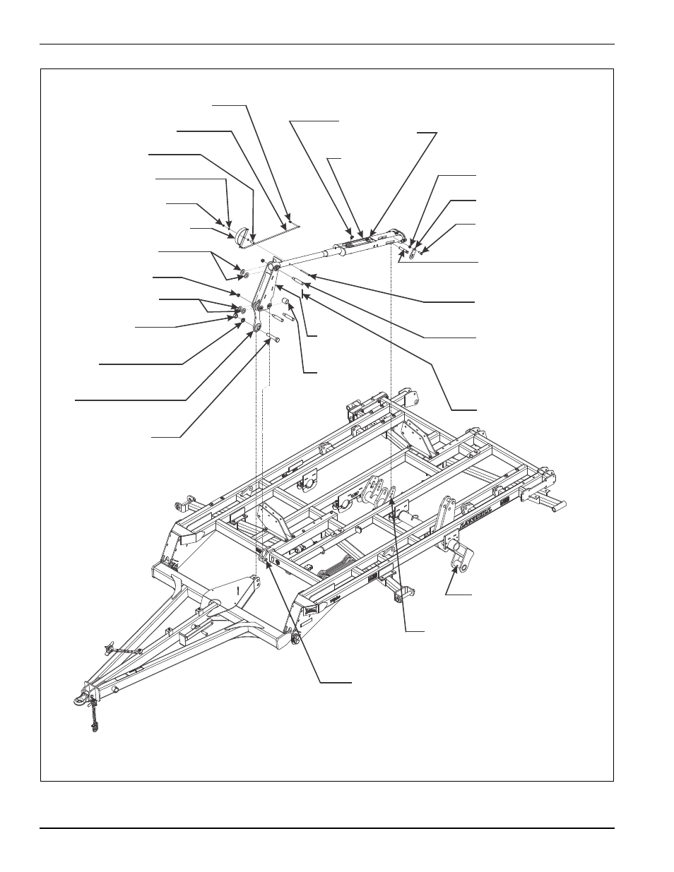 Figure 3-9: leveler assembly installation | Landoll 7450 VT Plus User Manual | Page 28 / 82