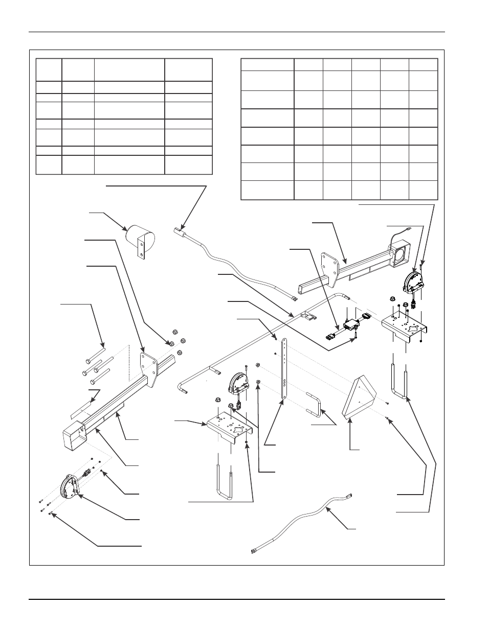 Figure 3-21: light and smv bracket installation | Landoll 7450 VT Plus User Manual | Page 40 / 82