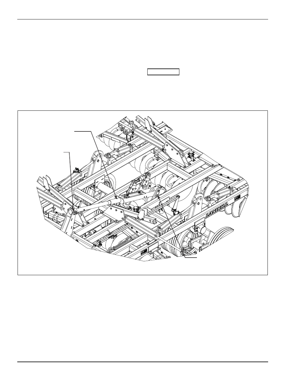 Leveling (front-to-rear), Figure 4-13: leveling (front to rear) | Landoll 7450 VT Plus User Manual | Page 62 / 82