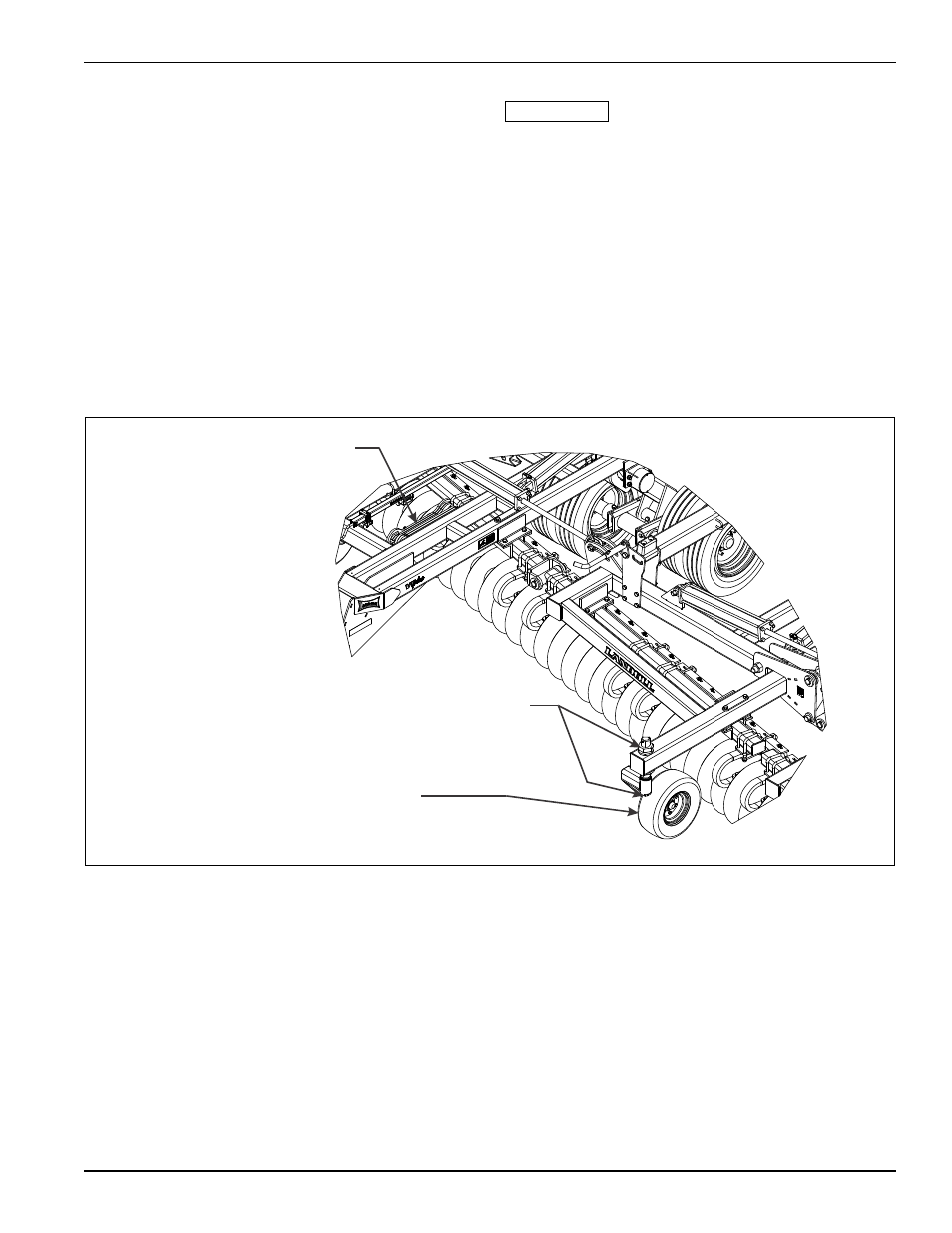 Front gauge wheels, Figure 4-17: front gauge wheel adjustment | Landoll 7450 VT Plus User Manual | Page 65 / 82