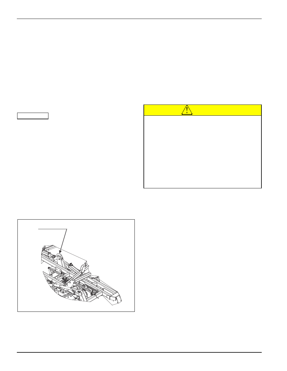 Hydraulic maintenance, Figure 4-20: installed transport locks, Transport | Caution | Landoll 7450 VT Plus User Manual | Page 70 / 82