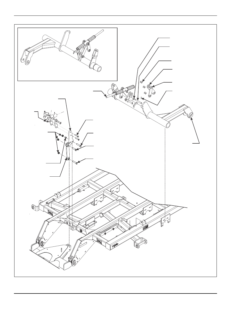 Figure 3-2: leveler assembly installation | Landoll 7431 VT Plus User Manual | Page 28 / 98