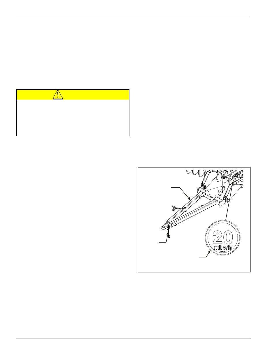 Transport, Caution | Landoll 7431 VT Plus User Manual | Page 86 / 98