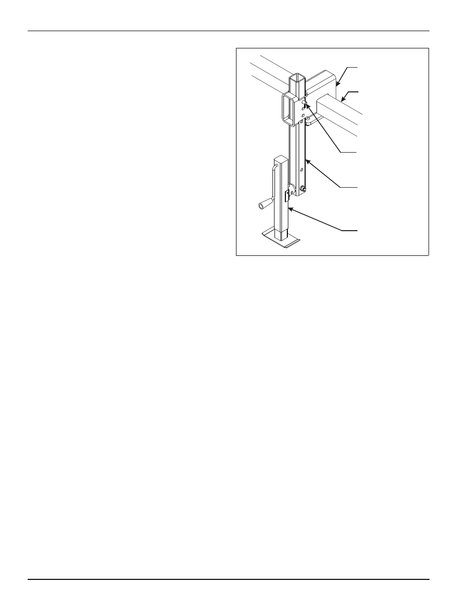 Storage, Figure 4-23: rear jack transport position | Landoll 7431 VT Plus User Manual | Page 90 / 98