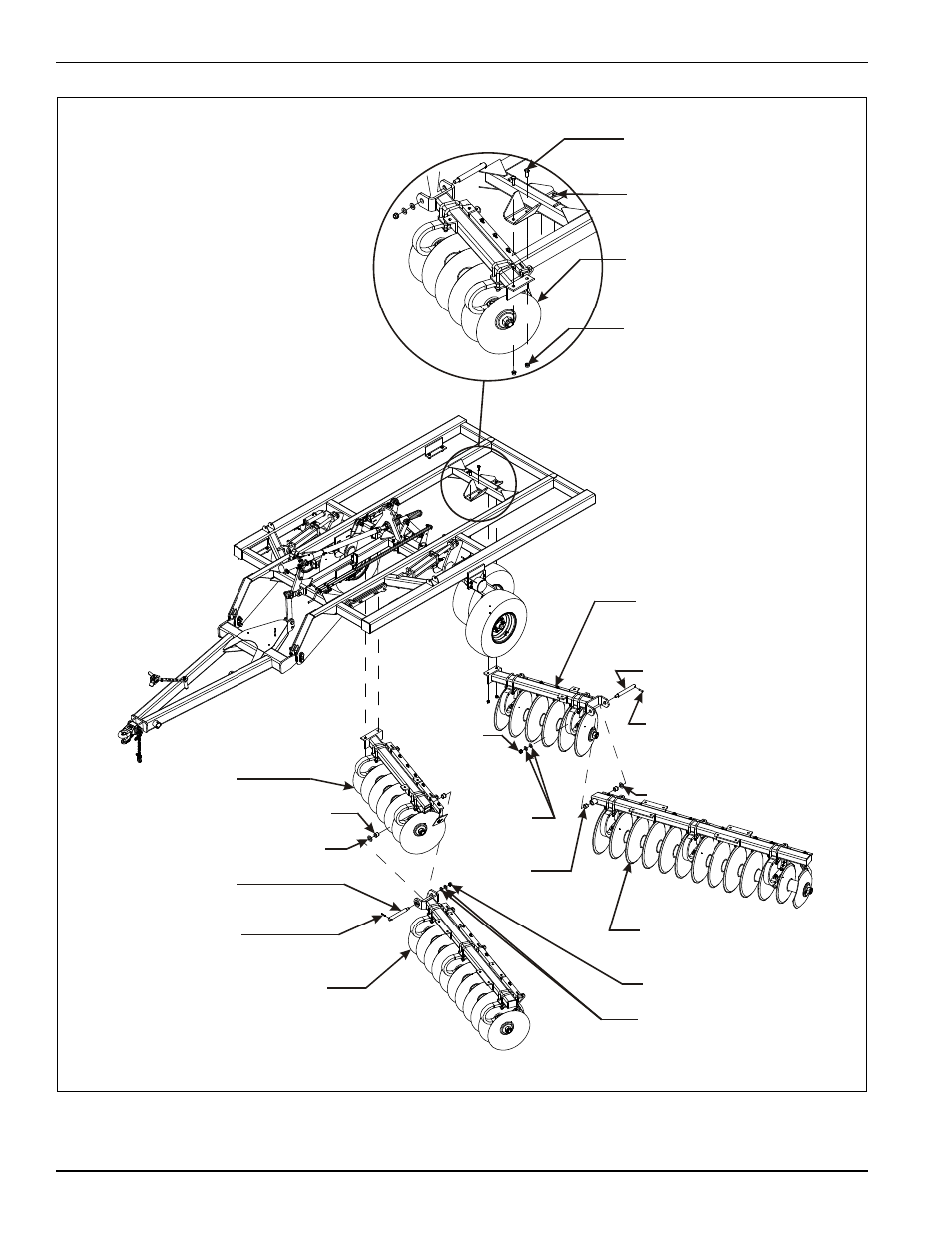 Figure 3-9: disc gang installation | Landoll 6230 Disc User Manual | Page 42 / 96