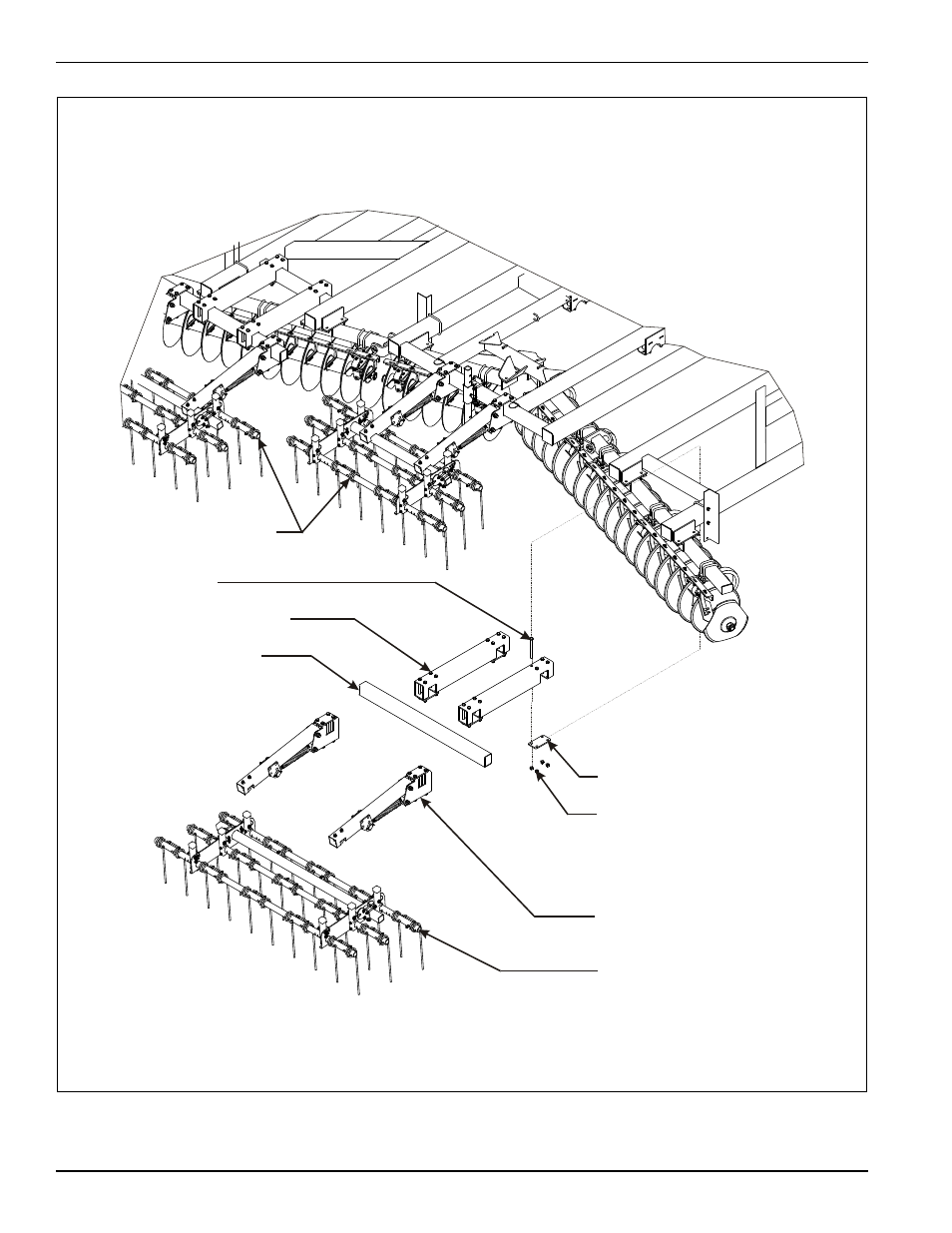 Figure 3-29: harrow installation | Landoll 6230 Disc User Manual | Page 64 / 96