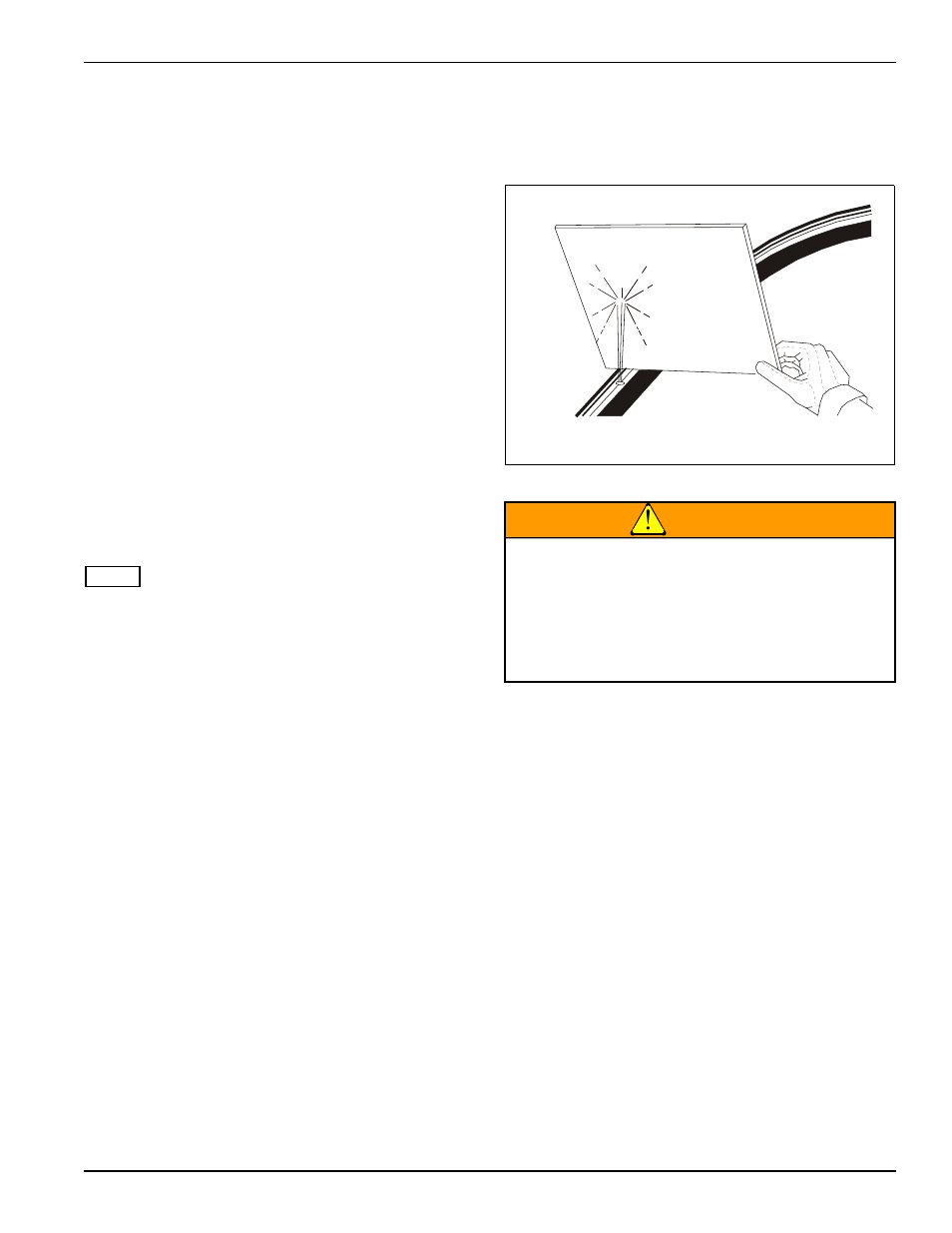 Attaching to the tractor, Hydraulic lift system, Figure 4-2: hydraulic leak detection | Warning | Landoll 6230 Disc User Manual | Page 71 / 96