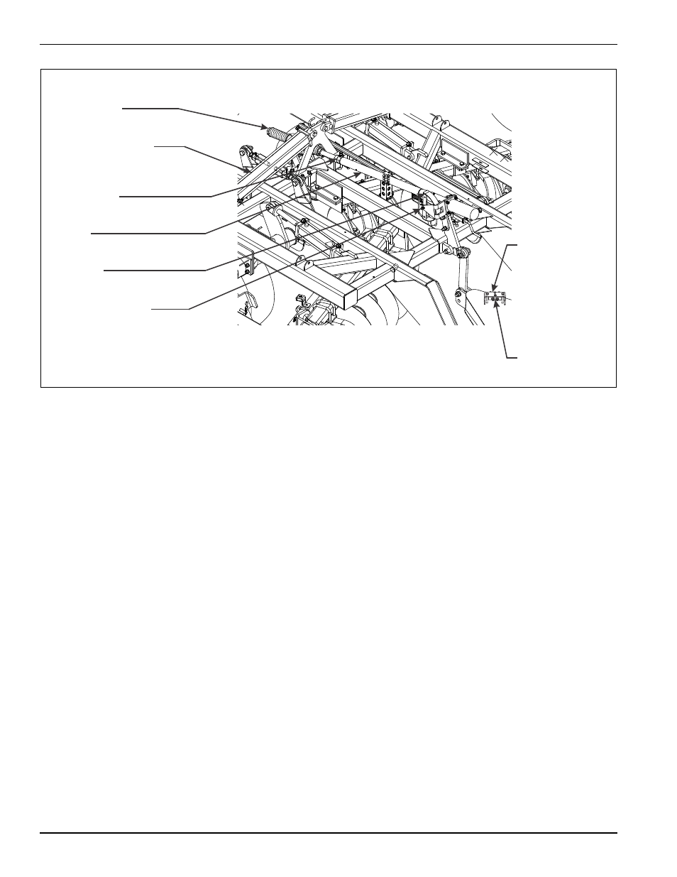 Figure 4-11: hydraulic leveler gauge adjustment, Hydraulic leveler gauge adjustment | Landoll 6230 Disc User Manual | Page 78 / 96