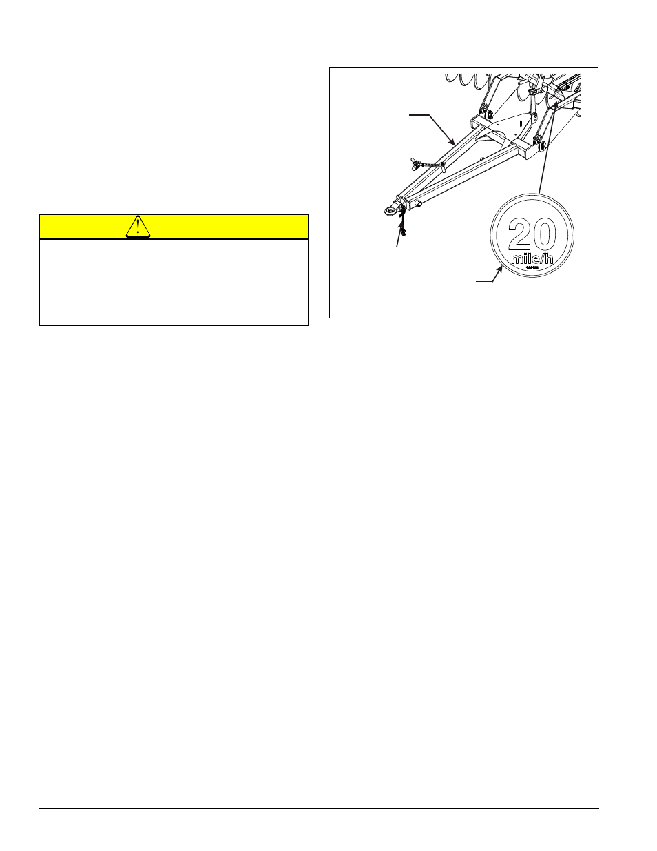 Transport, Caution | Landoll 6230 Disc User Manual | Page 88 / 96