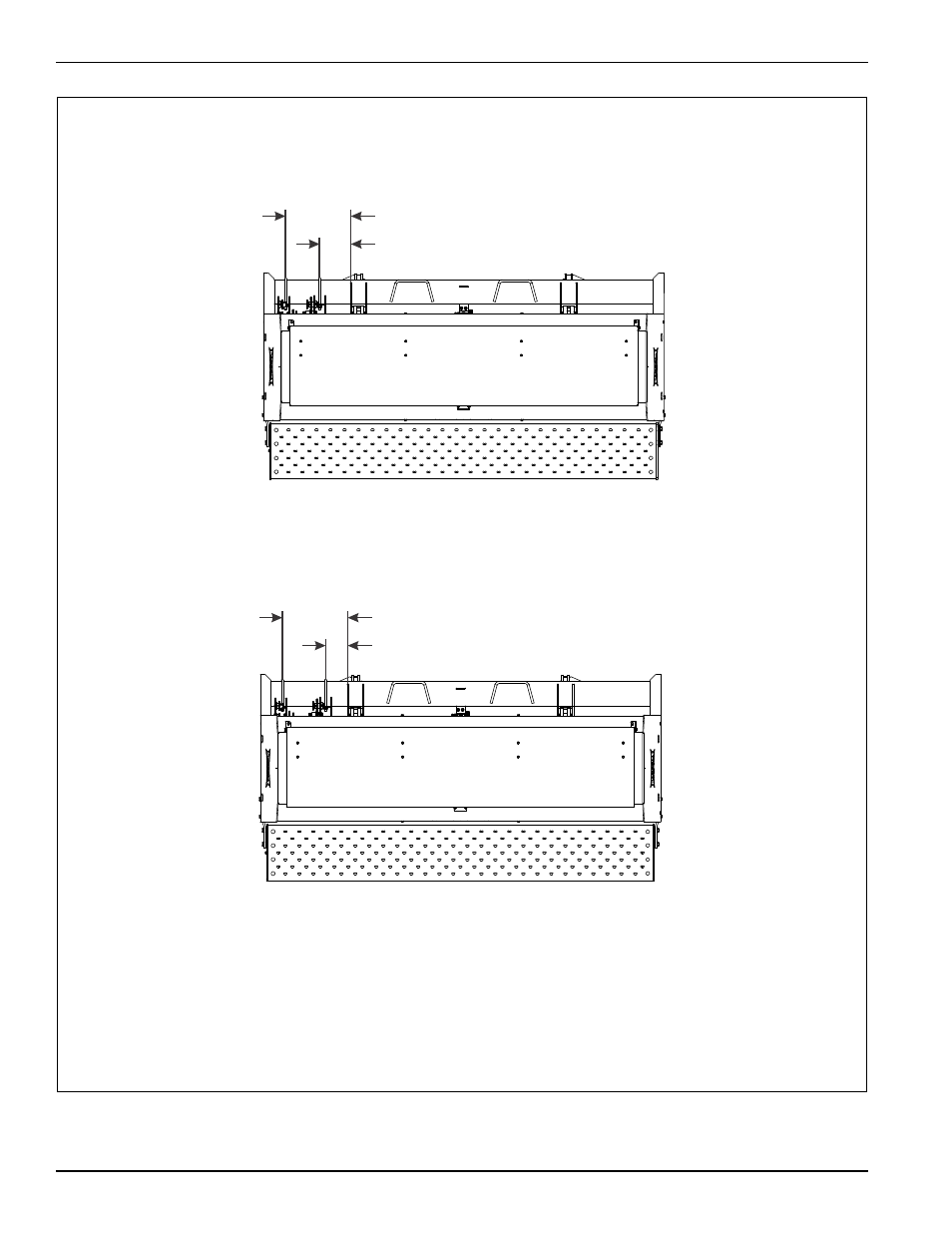 Figure 2-2: 5531-30 center placement | Landoll 5531 Grain Drill User Manual | Page 12 / 78