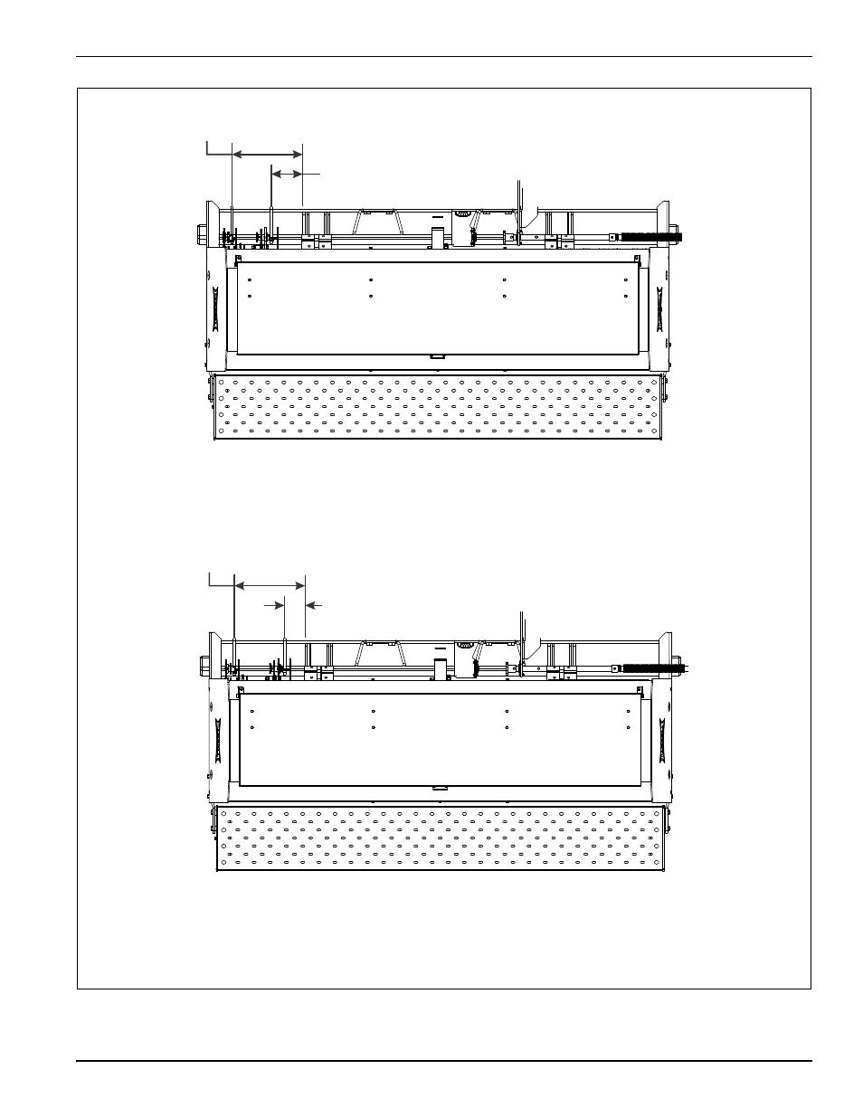 Figure 2-5: 5531-40 center placement | Landoll 5531 Grain Drill User Manual | Page 15 / 78