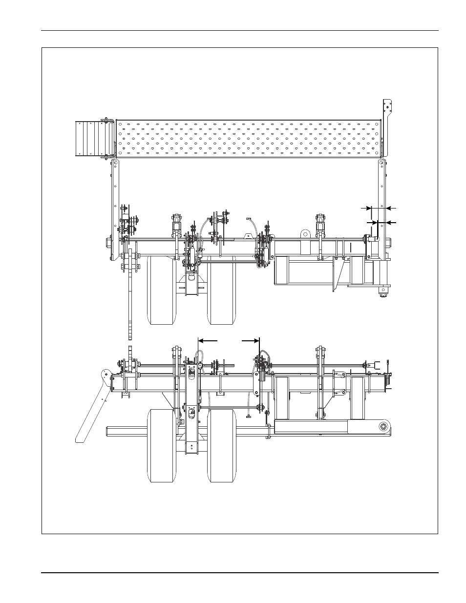 Figure 2-7: 5531-30 point row clutch placement | Landoll 5531 Grain Drill User Manual | Page 17 / 78