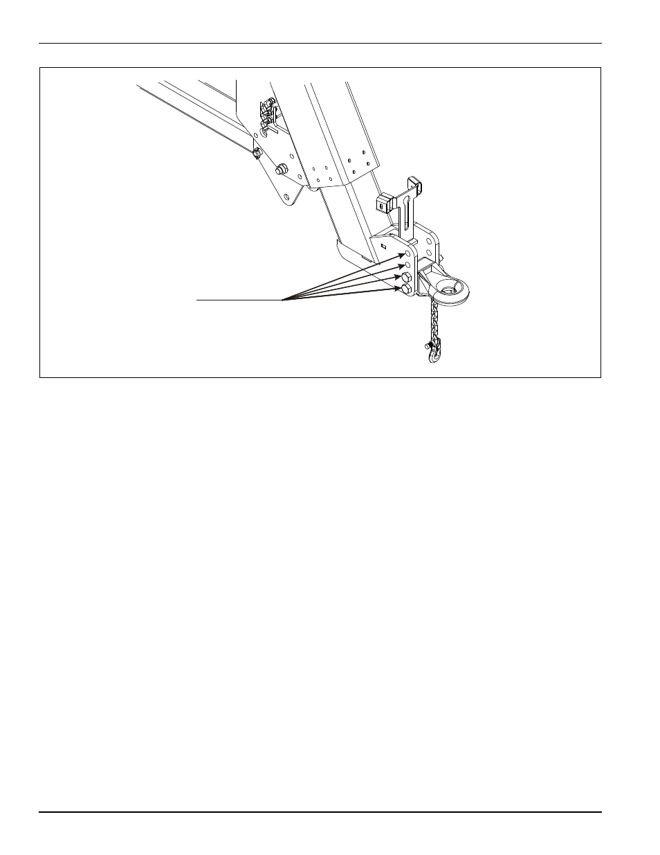 Figure 4-3: hitch clevis height, Leveling the hitch clevis | Landoll 5531 Grain Drill User Manual | Page 34 / 78