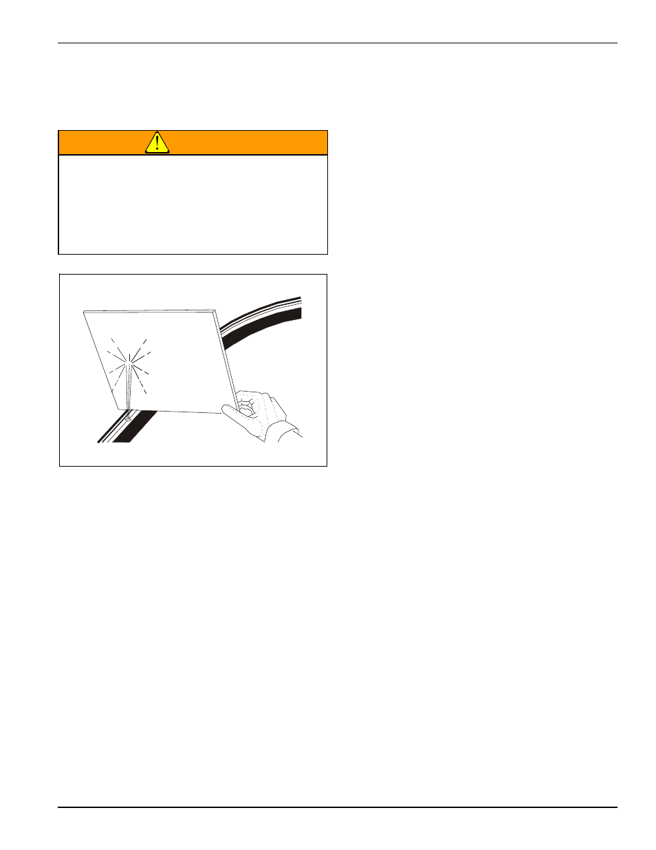 Hydraulic lift system, Figure 4-8: hydraulic leak detection, Warning | Landoll 5531 Grain Drill User Manual | Page 41 / 78