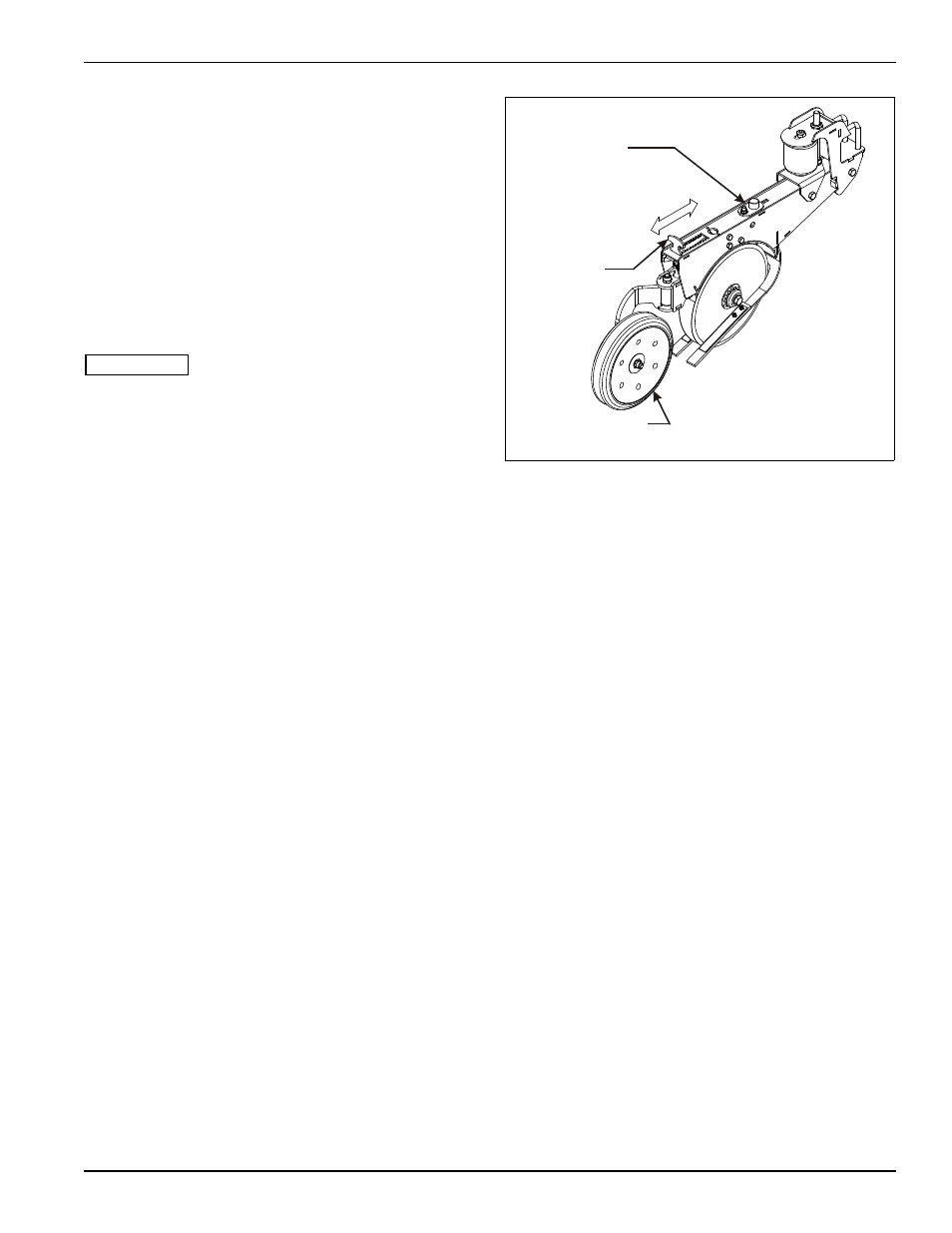 Opener – press wheel adjustment, Figure 4-24: press wheel adjustment | Landoll 5531 Grain Drill User Manual | Page 57 / 78