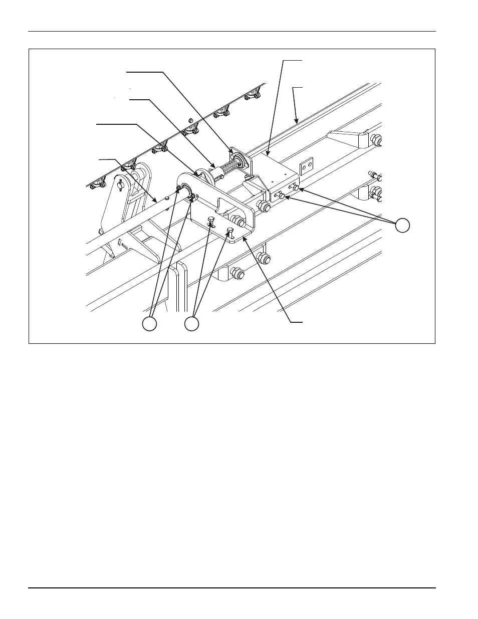 Figure 4-27: drive shaft - coupler alignment, Drive shaft – coupler alignment | Landoll 5531 Grain Drill User Manual | Page 60 / 78