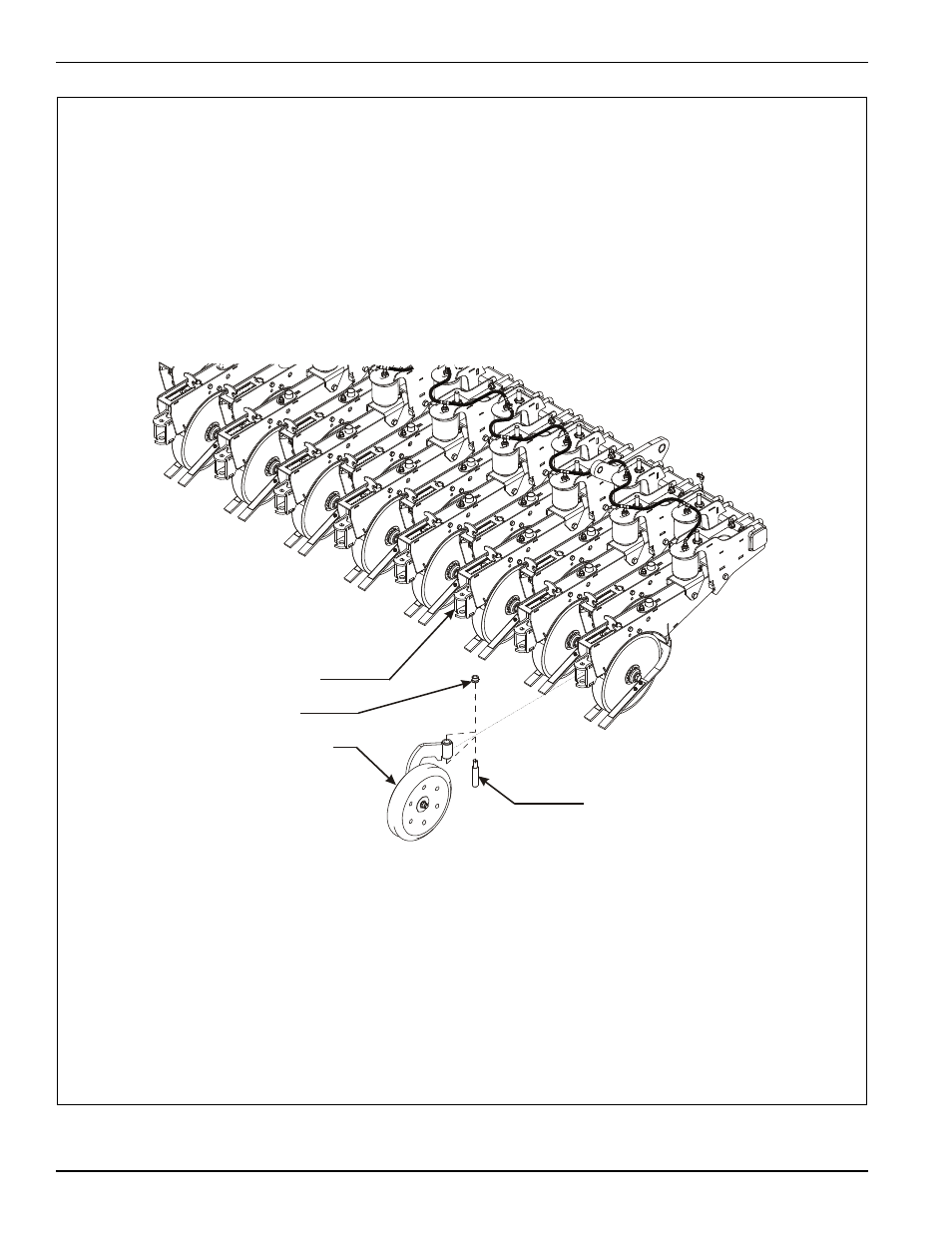 Figure 3-1: press wheel assembly | Landoll 5211 Grain Drill User Manual | Page 24 / 78