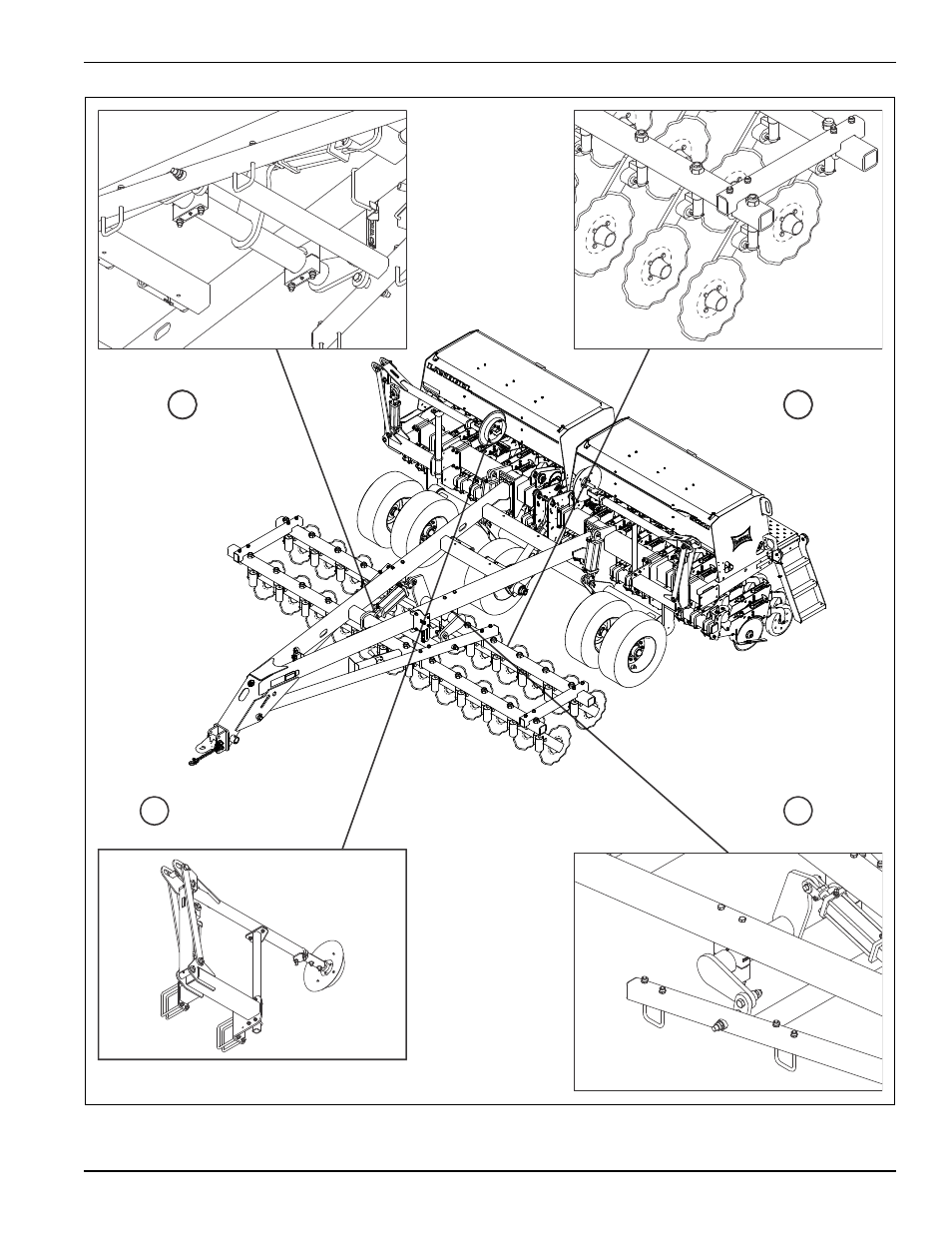 Figure 4-36: lubrication points | Landoll 5211 Grain Drill User Manual | Page 69 / 78