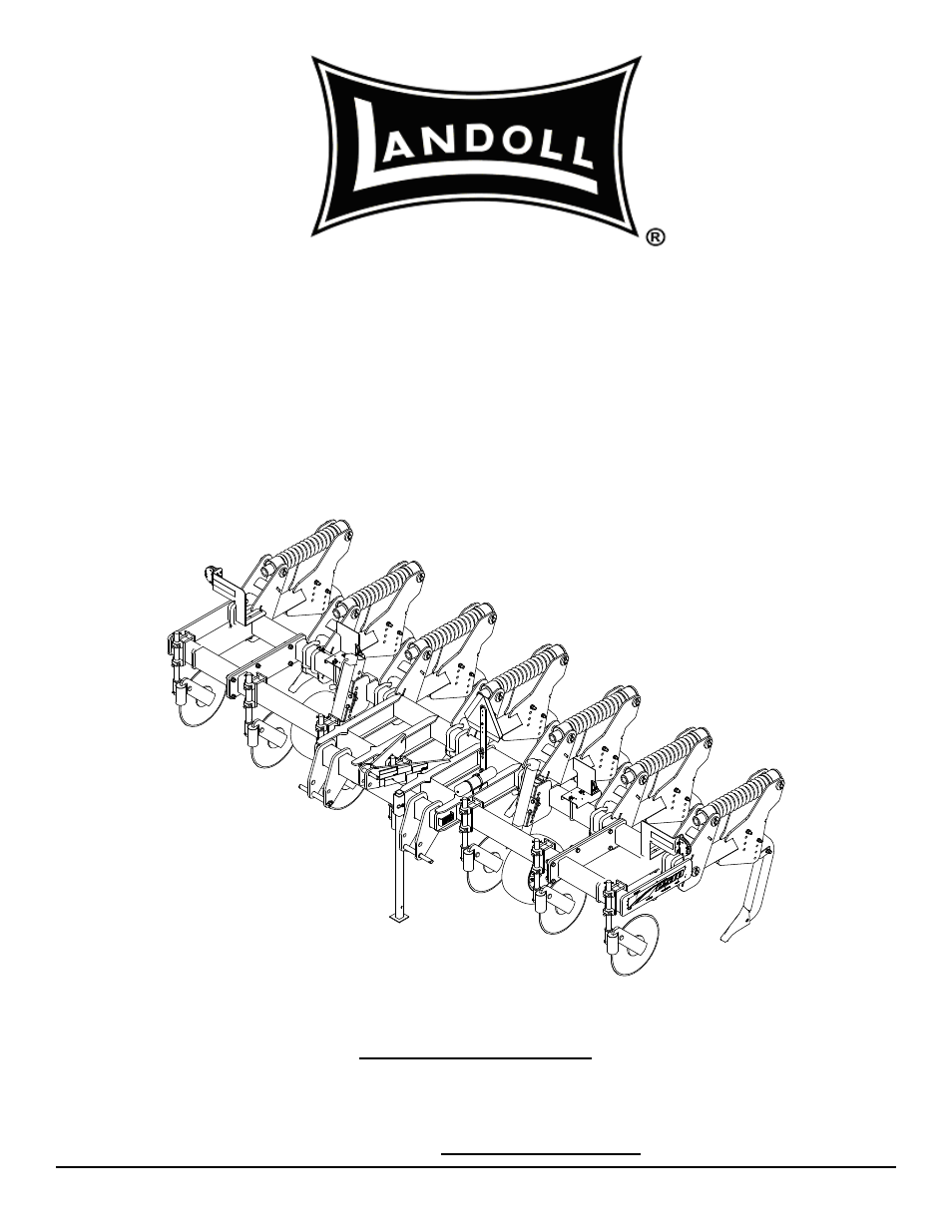 Landoll 2510 Series In-Row Ripper User Manual | 34 pages