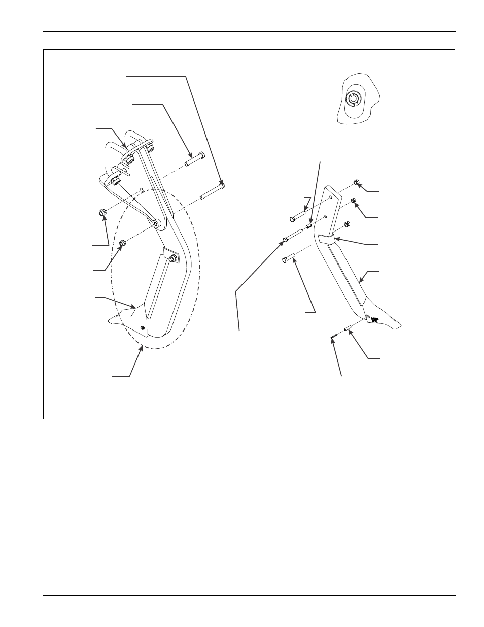 Figure 3-3: rsb clamp and straight shank assembly, Rsb clamp and straight shank assembly | Landoll 2510 Series In-Row Ripper User Manual | Page 19 / 34