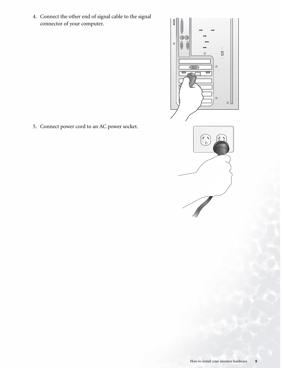 BenQ LCD COLOR MONITOR FP937S User Manual | Page 9 / 53