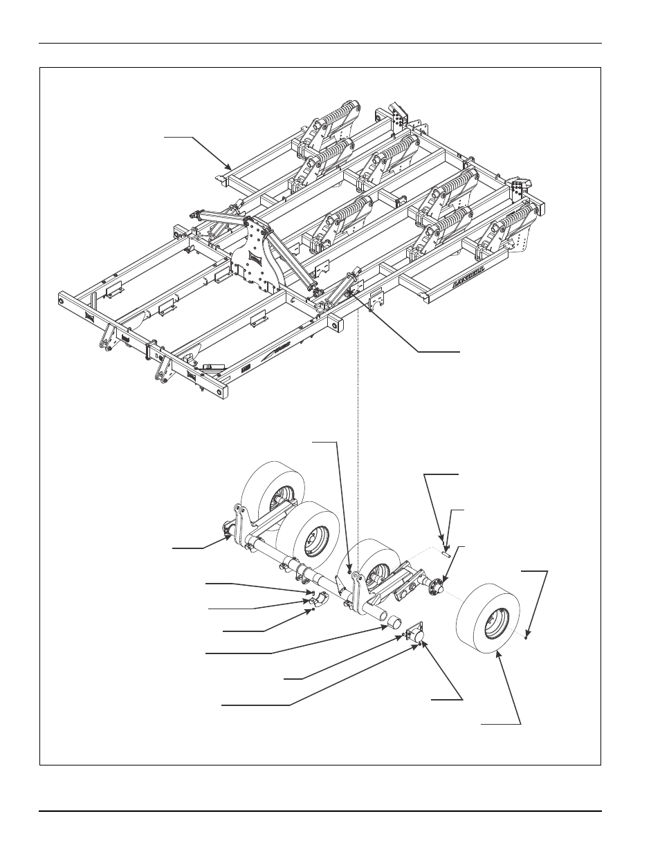 Figure 3-2: main wheel lift installation | Landoll 2430 Weatherproofer I User Manual | Page 24 / 78