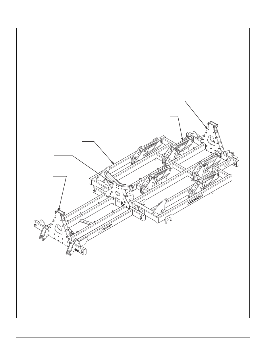 Figure 3-1: frame assembly | Landoll 2410F Weatherproofer I User Manual | Page 18 / 70