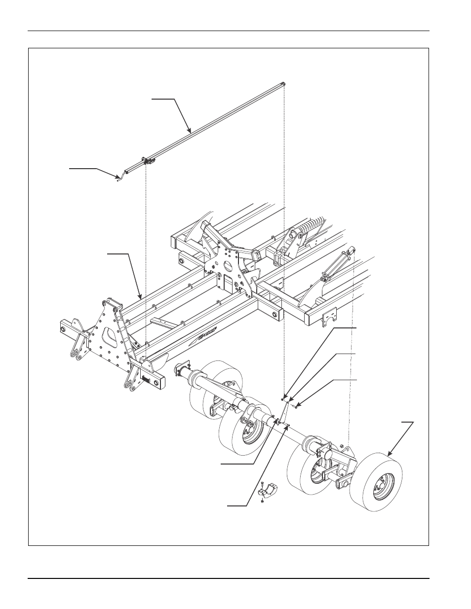 Figure 3-5: depth stop assembly installation | Landoll 2410F Weatherproofer I User Manual | Page 26 / 70