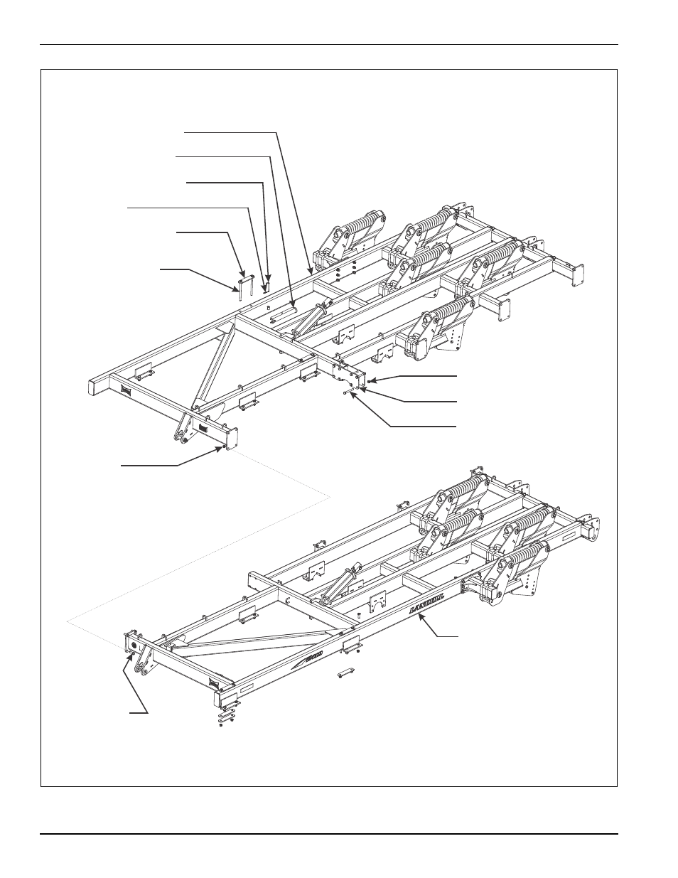 Figure 3-1: frame assembly | Landoll 2410 Weatherproofer I User Manual | Page 20 / 74