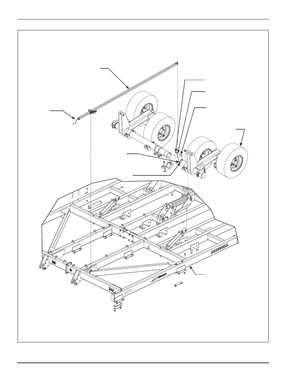 Figure 3-4: depth stop assembly installation | Landoll 2410 Weatherproofer I User Manual | Page 26 / 74