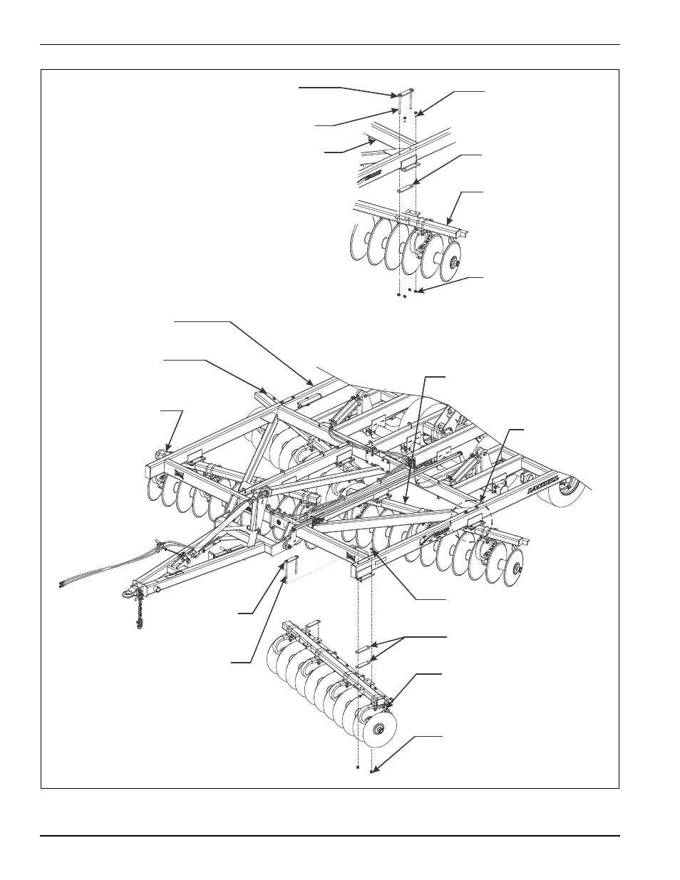 Figure 3-5: disc gang installation | Landoll 2410 Weatherproofer I User Manual | Page 28 / 74