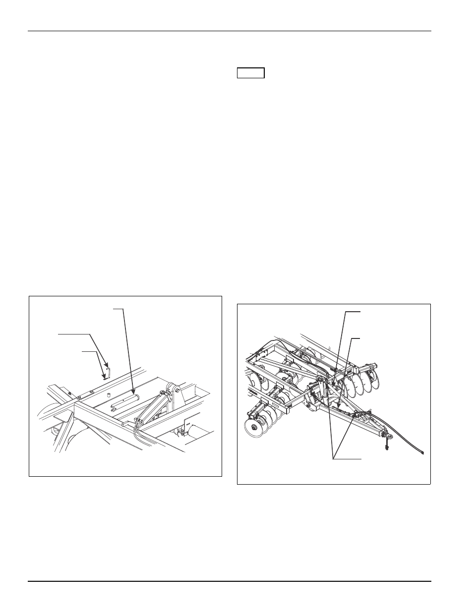 General operation, Field operation, Figure 4-5: stored transport locks | Leveling (front-to-rear), Figure 4-6: radius rod leveling adjustment | Landoll 2410 Weatherproofer I User Manual | Page 62 / 74