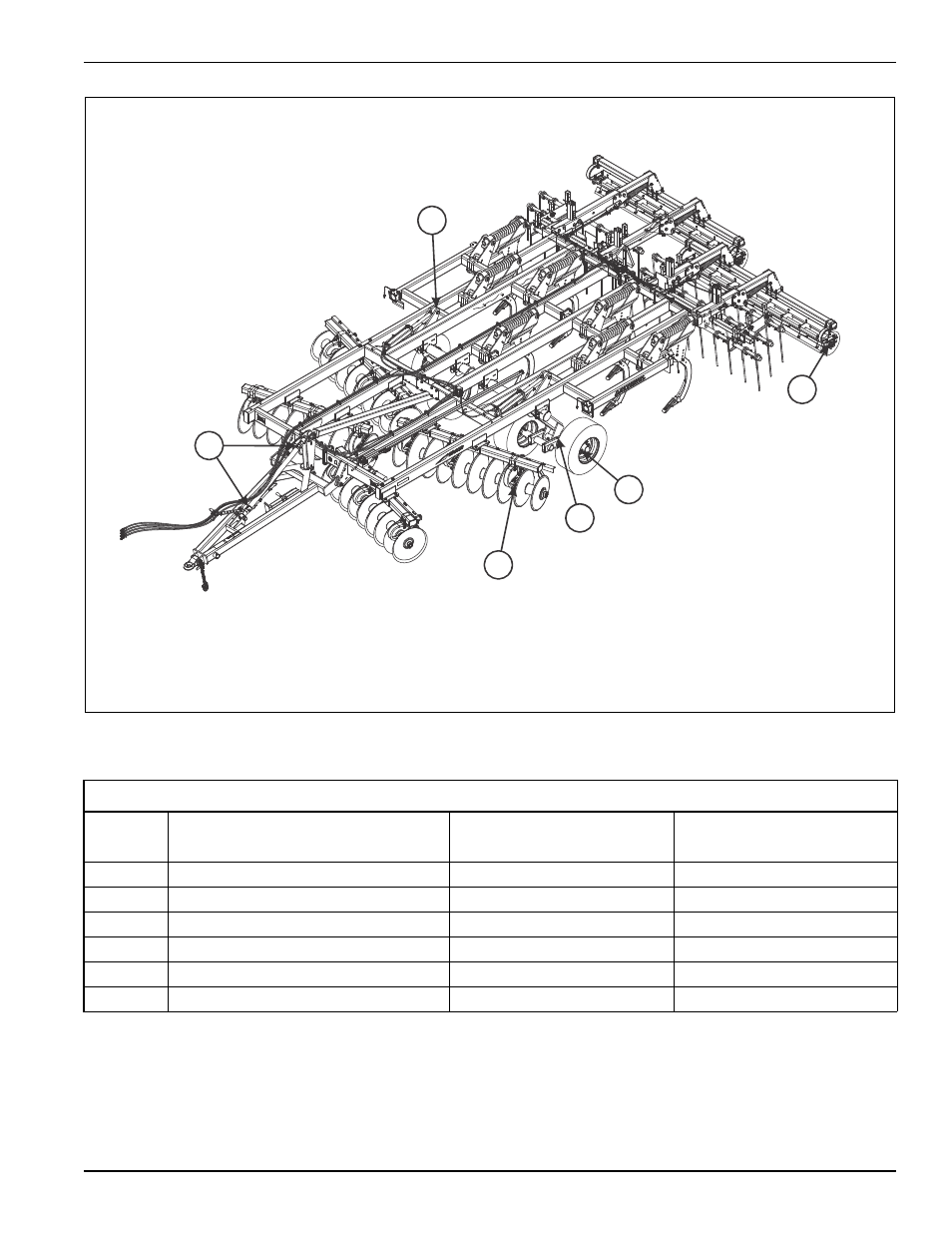 Figure 4-11: lubrication schedule, Table 4-1: lubrication table | Landoll 2410 Weatherproofer I User Manual | Page 67 / 74