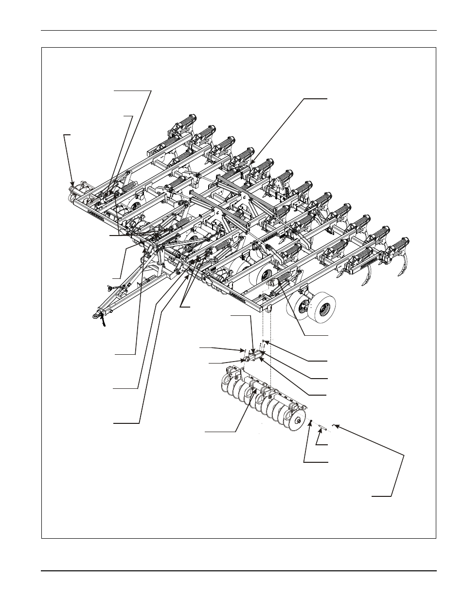Figure 3-7: coulter gang installation | Landoll 2131 Wing Coulter Chisel User Manual | Page 47 / 98