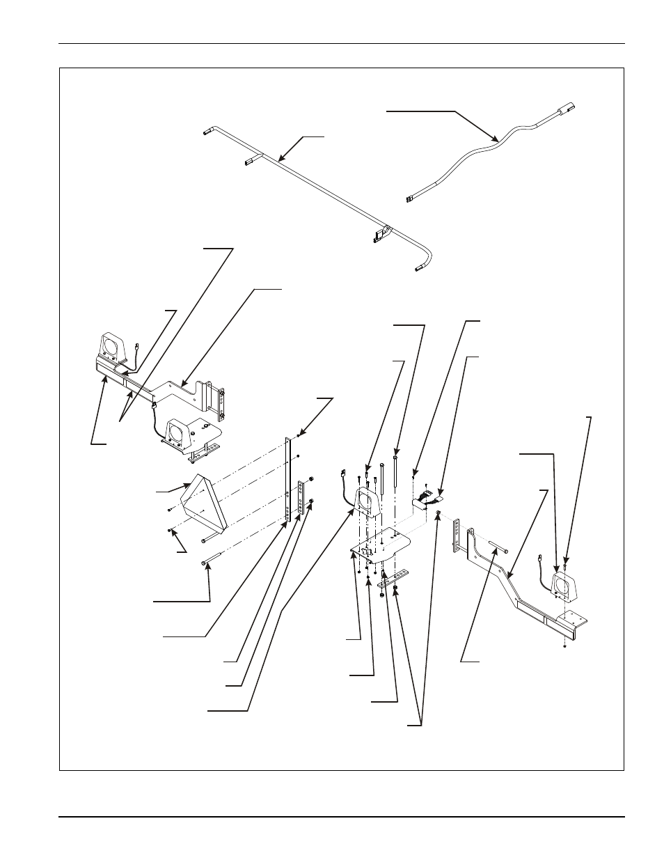 Figure 3-19: light and smv bracket installation | Landoll 2131 Wing Coulter Chisel User Manual | Page 63 / 98