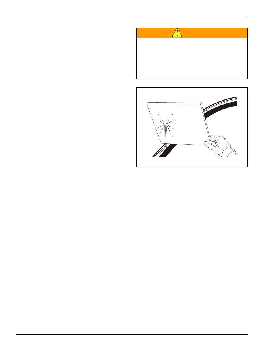 Hydraulic fold system, Figure 4-4: hydraulic leak detection, Warning | Landoll 2131 Wing Coulter Chisel User Manual | Page 80 / 98