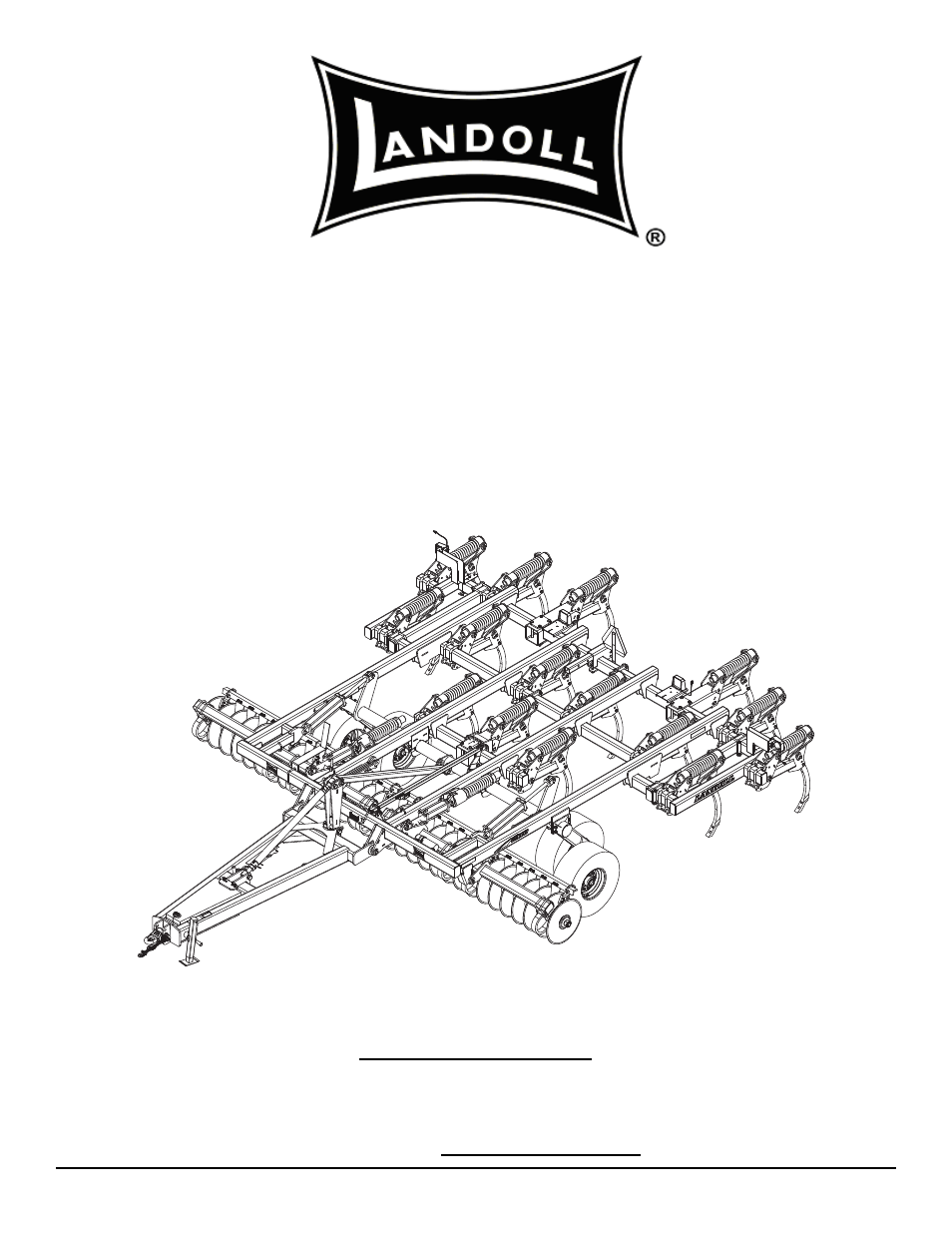 Landoll 2111 Coulter Chisel User Manual | 86 pages