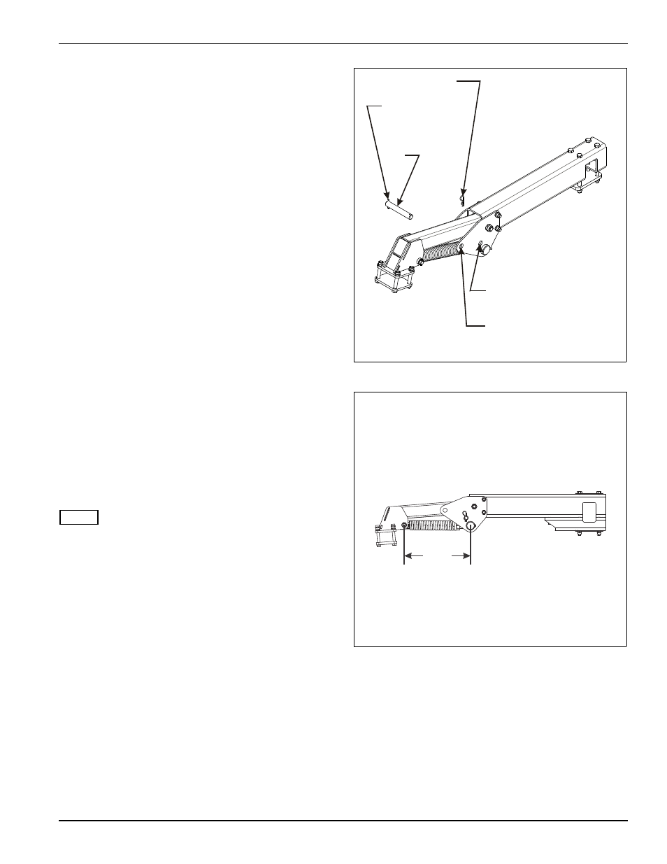 Figure 3-22: unused chopper reel position, Figure 3-23: spring adjustment | Landoll 2111 Coulter Chisel User Manual | Page 61 / 86