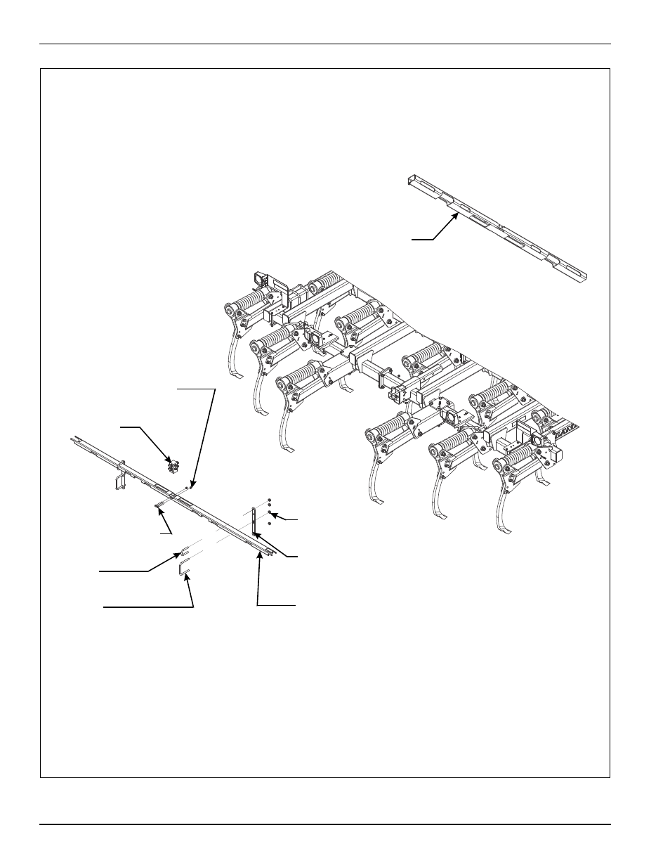 Figure 3-26: hose mount tube installation | Landoll 2111 Coulter Chisel User Manual | Page 64 / 86