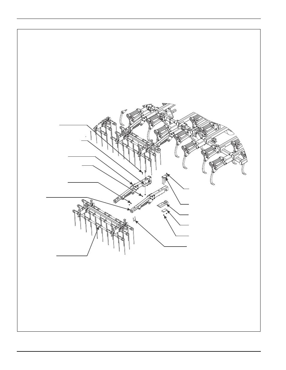 Figure 3-29: coil tine harrow installation | Landoll 2111 Coulter Chisel User Manual | Page 66 / 86